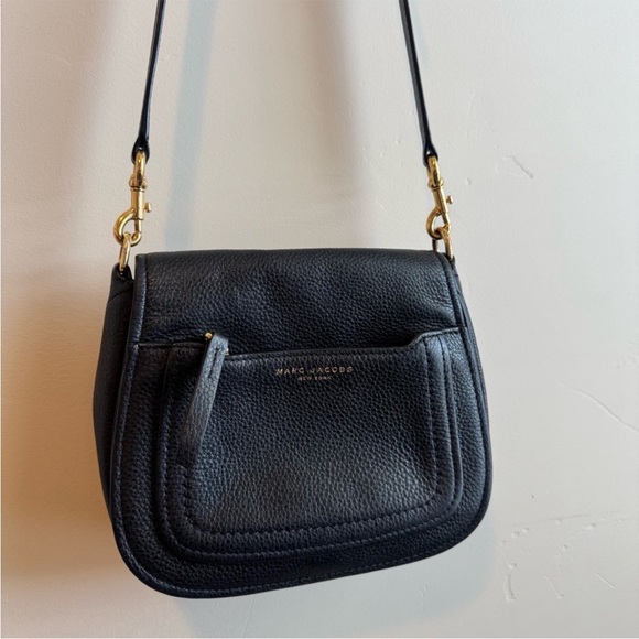 Marc Jacobs Black Crossbody Bag with Gold Accents - Picture 3 of 3